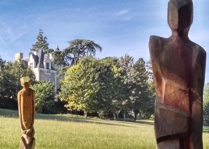 Appt Dans Maison D'architecte, Spa, Piscine & Jardin アパート Soucelles